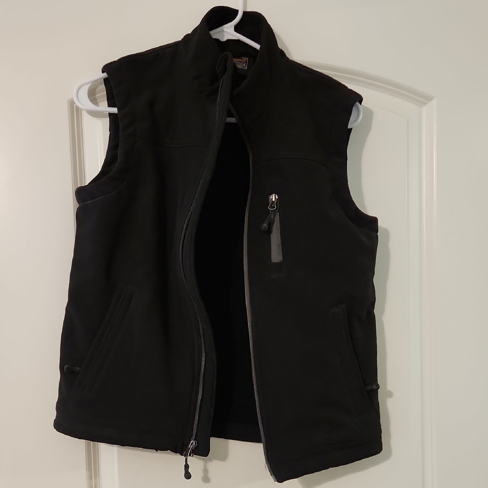 Boys Rafter C Black Soft Shell Vest